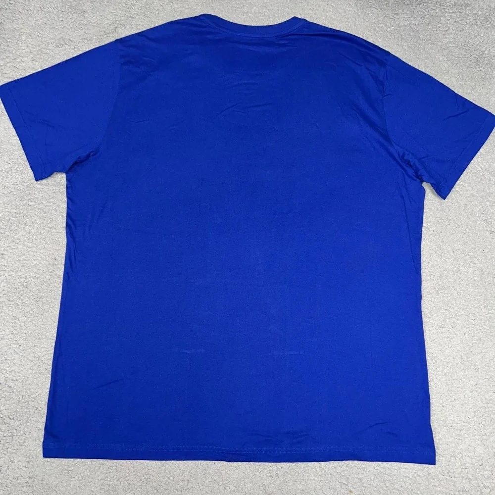 NWT Polo Ralph Lauren T Shirt Men's Sz XL Royal Blue Orange Pony Embroidered Tee